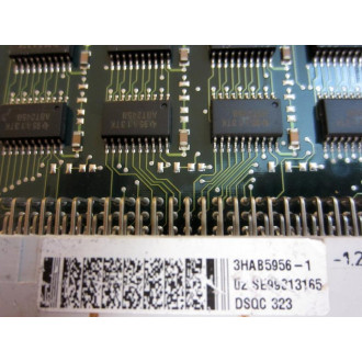 ABB 3HAB5956-1 DSQC323 Memory Board 3BSC980006R109 WFace Plate - Used