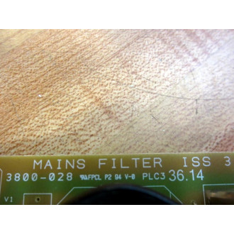 MT Safeline 3800-028 Mains Filter Board Issue 3 3800028 - Used
