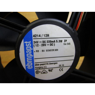 Ebmpapst 421412H Axial Fan 220mA 5.3W - Used
