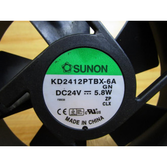 Sunon KD2412PTBX-6A Fan KD2412PTBX6A - Used