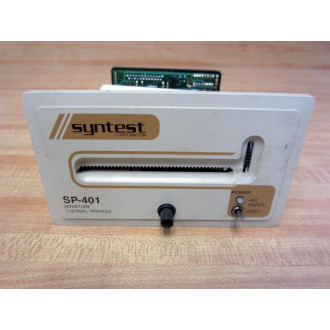 Syntest SP-401 Thermal Printer Panel Mount SP401 WPrinter Paper - Used