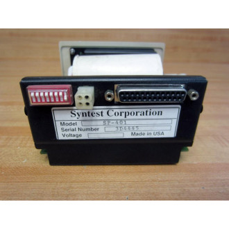 Syntest SP-401 Thermal Printer Panel Mount SP401 WPrinter Paper - Used