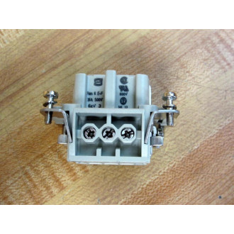 Harting 09330062701 Rectangular Socket Insert HAN 6E-BU-S - New No Box