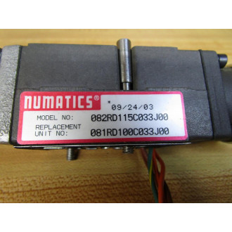 Numatics 082RD115C033J00 Pneumatic Regulator - Used