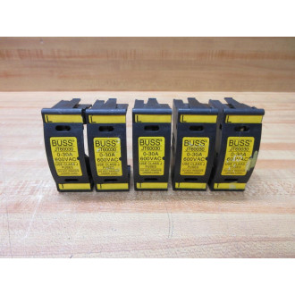 Buss JT60030 Bussmann Fuse Holder Cross Ref 5KK55 Partial (Pack of 5) - Used