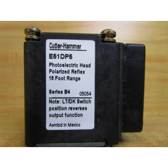 Cutler Hammer E51DP5 Eaton Retro Reflective Head Series B4 - New No Box
