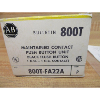 Allen Bradley 800T-FA22A Push Button Unit