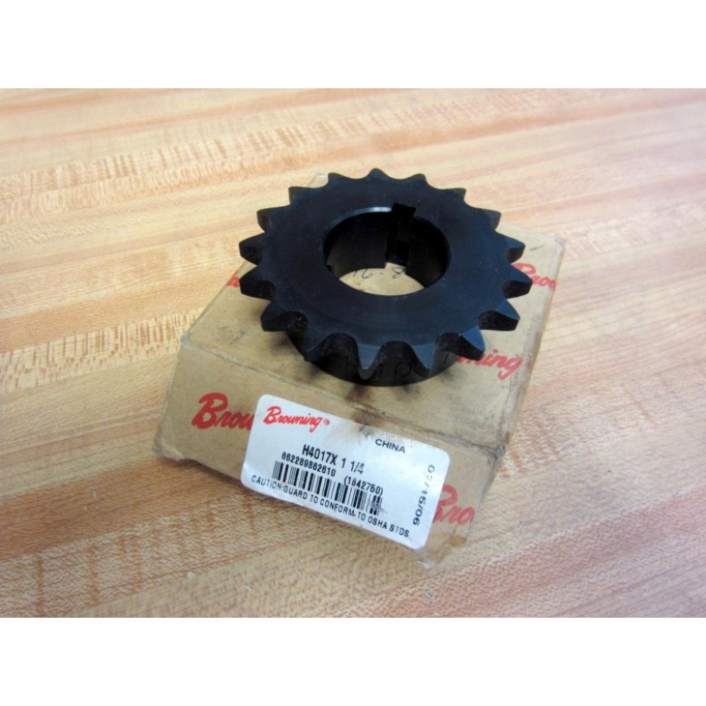 Browning H4017X 1 14 Roller Chain Sprocket H4017X114 Browning H4017X 1 14 Roller Chain Sprocket H4017X114