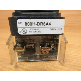 Allen Bradley 800H-DR6A4 Button 800HDR6A4 W800T-XD1,800T-XD4 Red - Refurbished