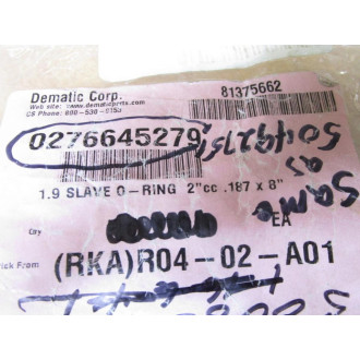 Dematic 0276645279 O-Ring (Pack of 10) - New No Box