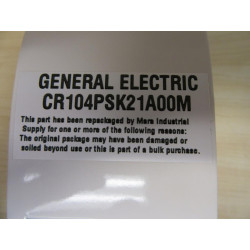 General Electric CR104PSK21A00M Selector Switch