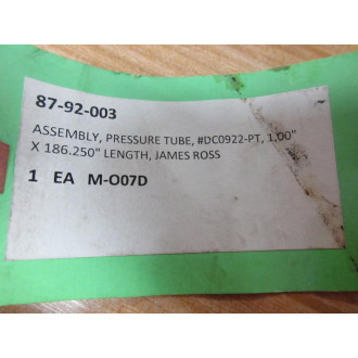 Generic DC0922-PT Pressure Tube Assembly 87-92-003 - New No Box