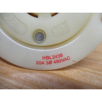 Hubbell HBL2436 Receptacle - New No Box
