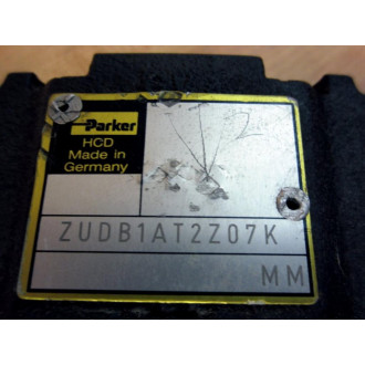 Parker ZUDB1AT2Z07K 2-Way Slip-In Cartridge Valve - New No Box