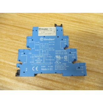 Finder 93.01.0.125 Relay Socket 93010125 W Relay (Pack of 2) - New No Box