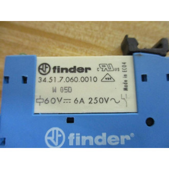 Finder 93.01.0.125 Relay Socket 93010125 W Relay (Pack of 2) - New No Box