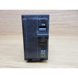 Square D QO-215 Schneider 15A Circuit Breaker QO215 (Pack of 2) - Used