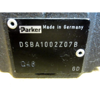 Parker DSBA1002Z07B 2-Way Slip-In Cartridge Valve - New No Box