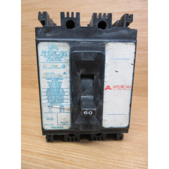 American Federal Pacific NEF 60A 60A Circuit Breaker NEF60A - Used