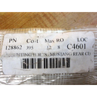 128862 Mounting Bolt (Mustang Rear CI) (Pack of 2) - New No Box