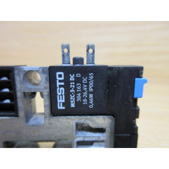 Festo CPV10-M1H-5LS-M7 Solenoid Valve 161414 W Gasket - Used