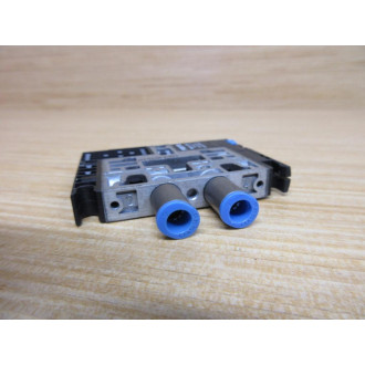 Festo CPV10-M1H-5LS-M7 Solenoid Valve 161414 W Gasket & Fittings - Used
