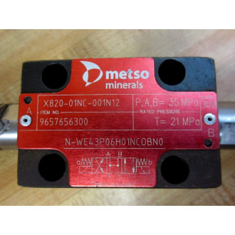 Metso X820-01NC-001N12 Directional Control Valve  9657656300 - Used