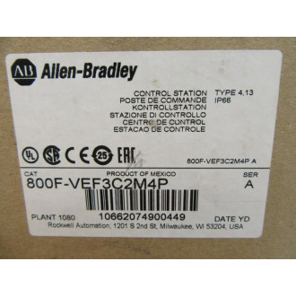 Allen Bradley 800F-VEF3C2M4P Device Station