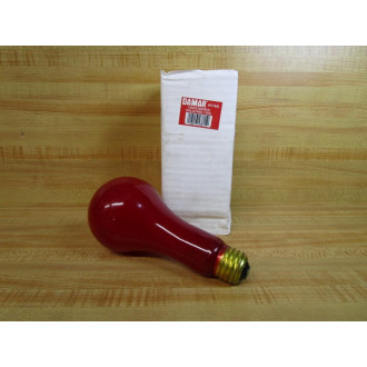 Damar 100A2399RED 100W Solid Red Bulb 4174A