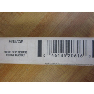 Sylvania F6T5CW Fluorescent Lamp F6T5CW (Pack of 12)