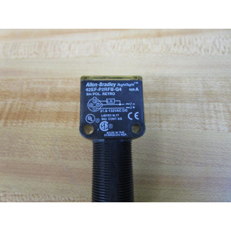 Allen Bradley 42EF-P2RFB-G4 Photoelectric Sensor 42EFP2RFBG4 Black - Used
