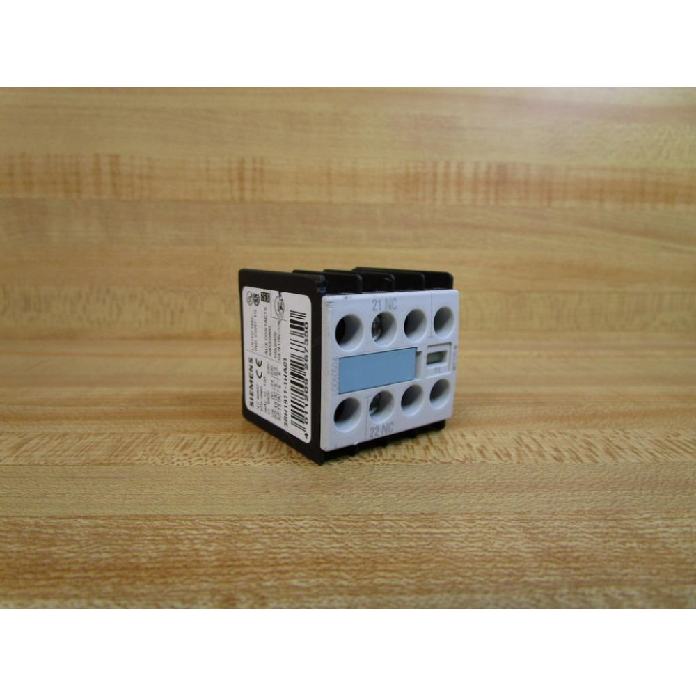 Siemens 3RH1911-1HA01 Contact Block 3RH19111HA01 - Used