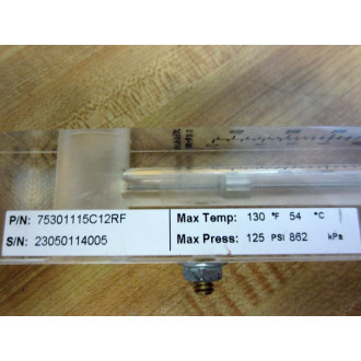 King 75301115C12RF Flow Meter - Used