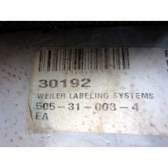 Weiler 505-31-003-4 Roller Pull Coarse Knurl 505310034 - New No Box