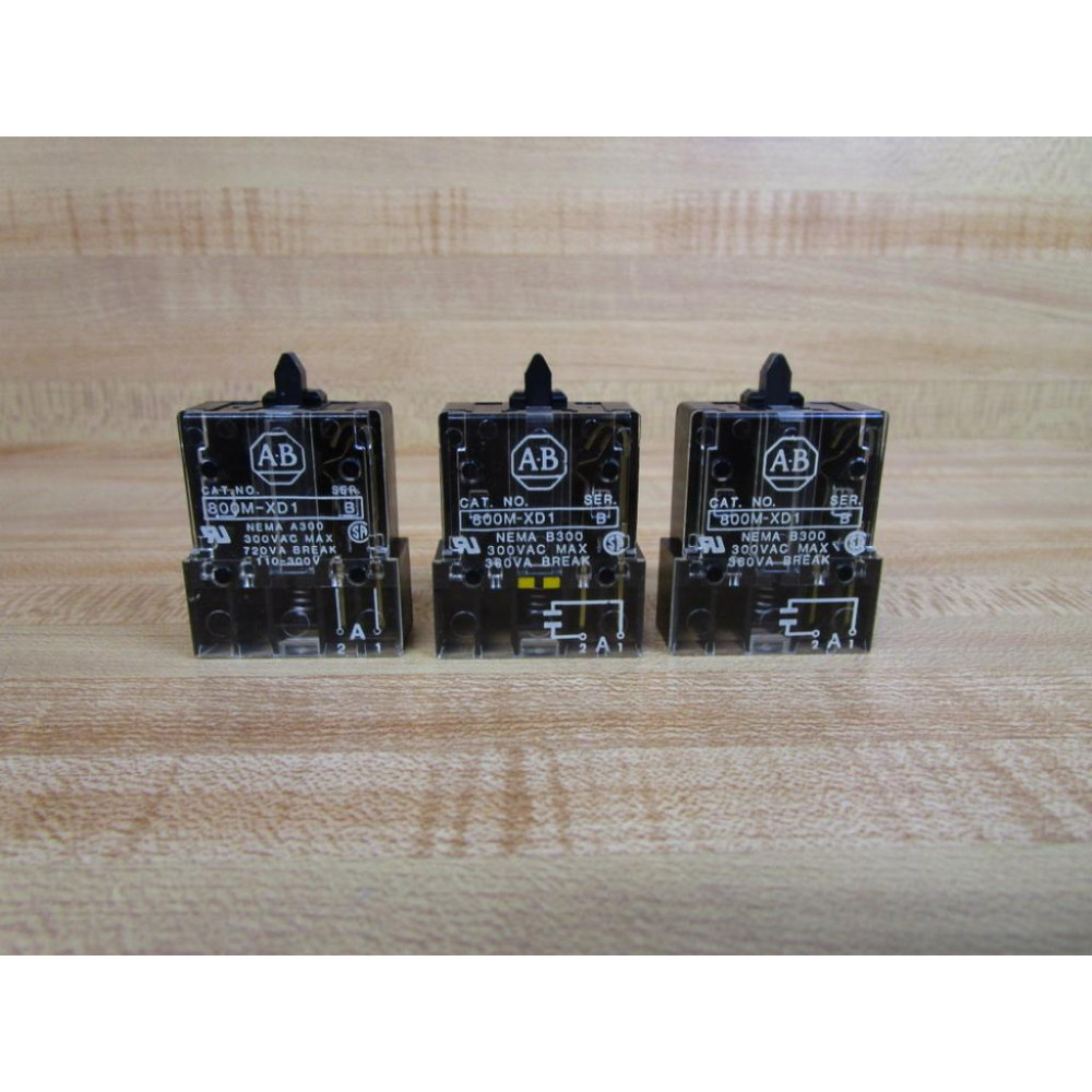 Allen Bradley 800M-XD1 Contact Block 800MXD1 - Used