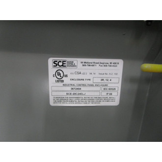Saginaw Control & Engineering SCE-20C24ELJ Enclosure 3672494 - New No Box
