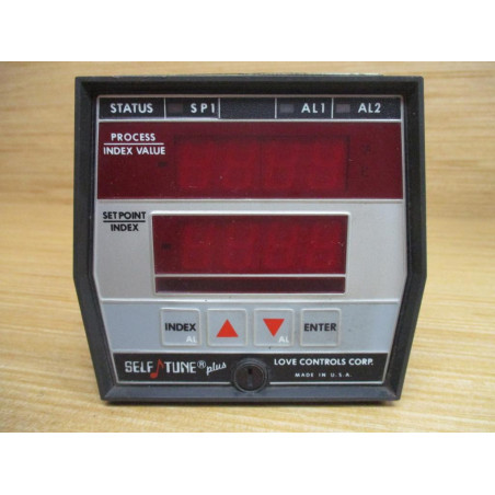 Love Controls 327-SP1-558 Self Tune Plus Process Controller 327SP1558 - Used