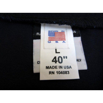 Westex Indura 124635 Navy Cotton Lab Coat  40" Large