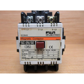 Fuji Electric SC-2NSE Magnetic Contactor SC35AS Chipped - Used