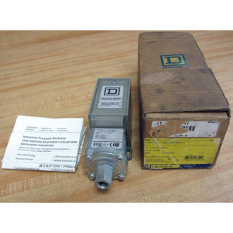 Square D 9012-GNG-3 Industrial Pressure Switch 9012GNG3