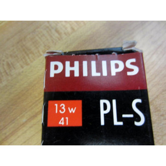 Philips PL-S13W41 Double Tube Compact Fluorescent Bulb 13W (Pack of 2)