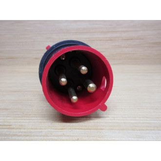 Hubbell HBL430P7W Circular Connector Plug 430P7W WO Gray Fittings - New No Box