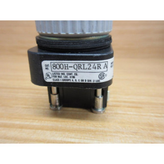Allen Bradley 800H-QRL24R Pilot Light 800HQRL24R Ser A 800T-NL24 - New No Box