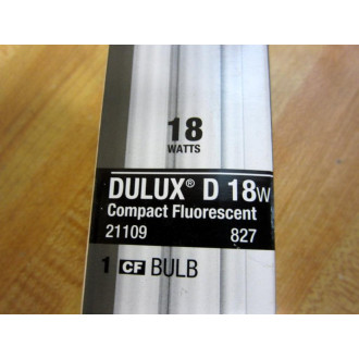 Sylvania 21109 Double Tube Compact Fluorescent Bulb 18W (Pack of 2)