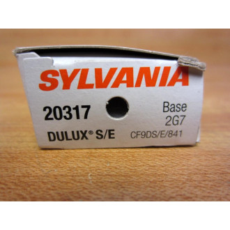 Sylvania 20317 Double Tube Compact Fluorescent Bulb 9W