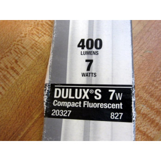 Sylvania 20327 Double Tube Compact Fluorescent Bulb 7W (Pack of 2)