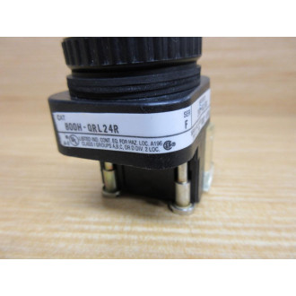 Allen Bradley 800H-QRL24R Pilot Light 800HQRL24R Ser F w800T-NL24 - New No Box
