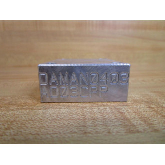 Daman Products AD03CPP Aluminum Cover Plate - Used
