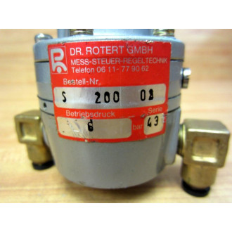 Rotert S 200 02 Valve S20002 - Used