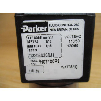 Parker 71335SN2GNJ1N0T100P3 Solenoid Valve 71335SN2GNJ1 - New No Box